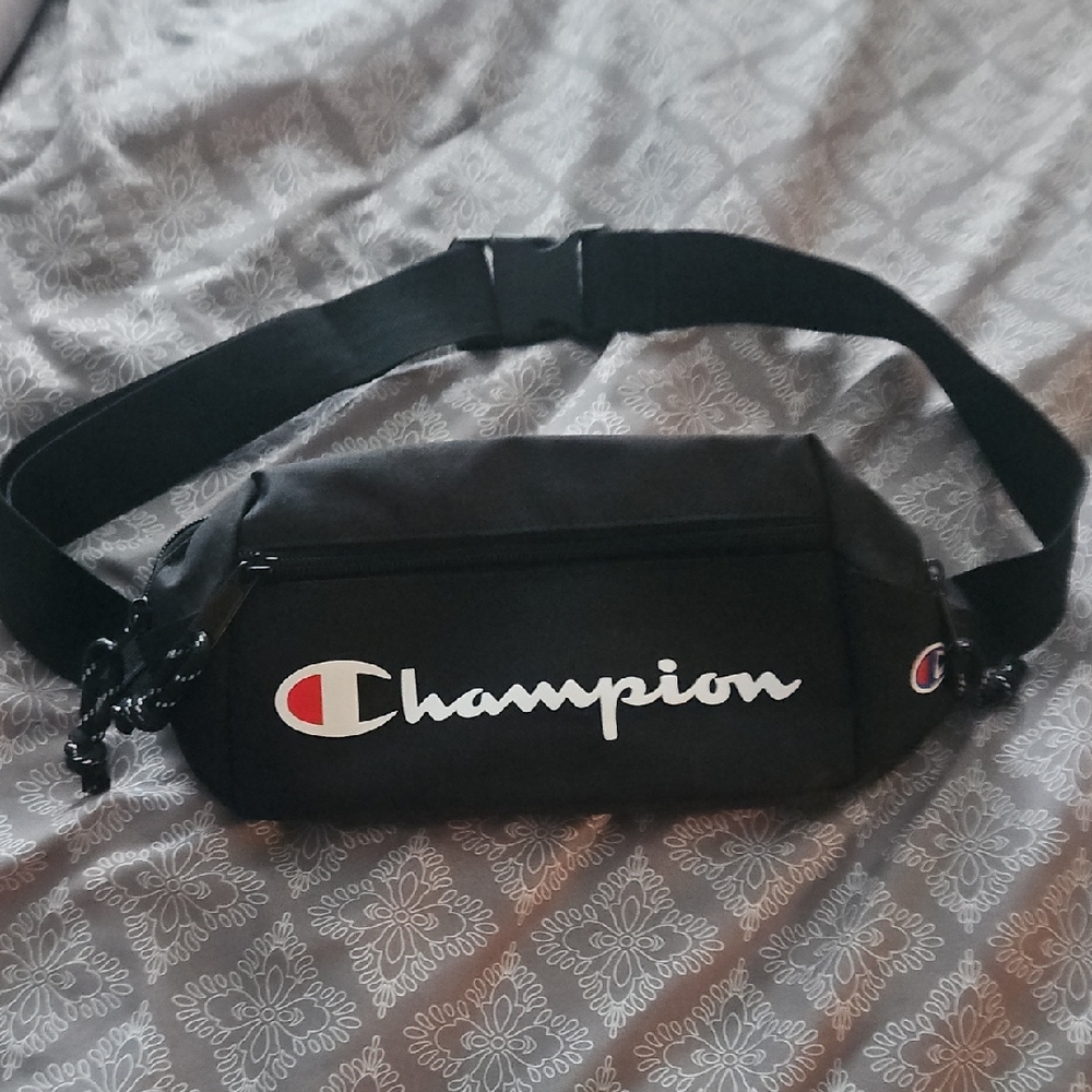 Champion Black Belt Bag with Logo